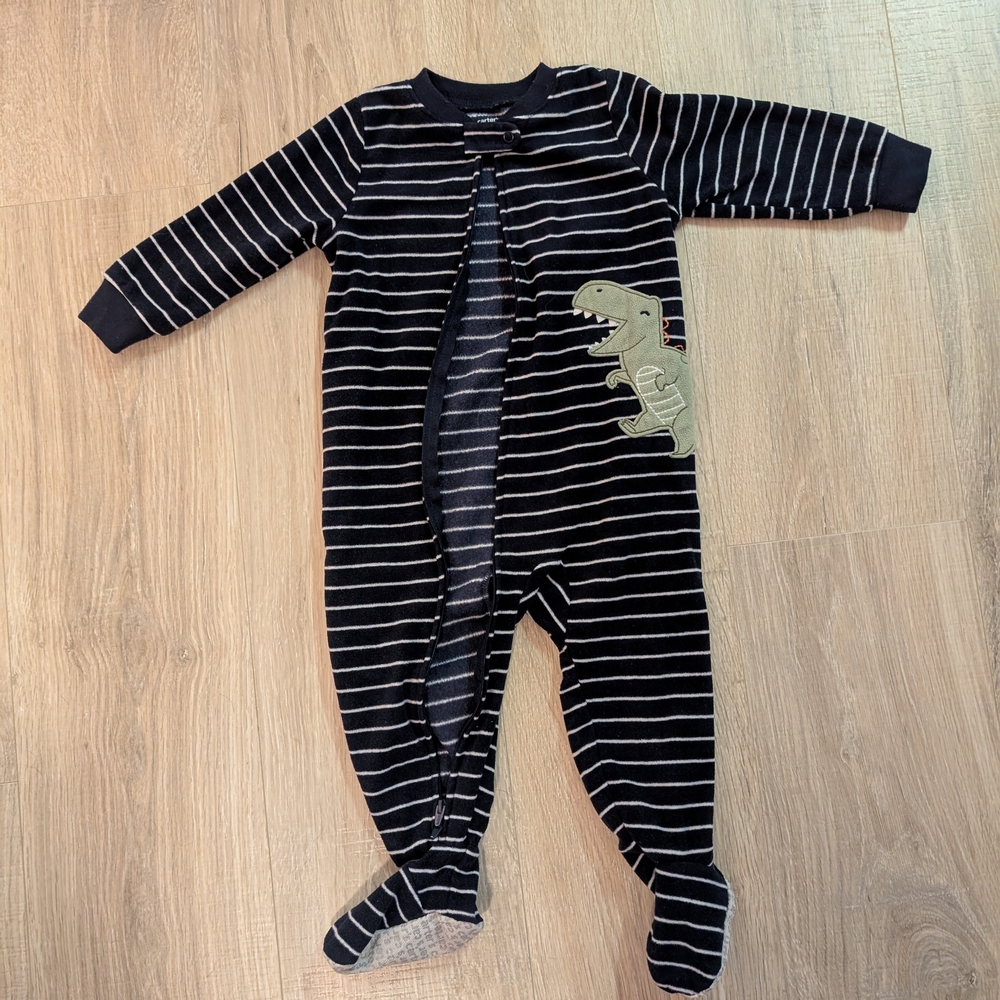 Five Warm & Cozy Baby Footie Pajama Sets For Winter 18 Months - Assorted Colors - Picture 9 of 11